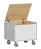 Picture of Black Red White Nandu Mobile Drawer Grey/Oak/White