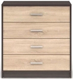 Show details for Black Red White Nepo Plus Drawer Wenge/Sonoma Oak