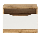 Show details for Black Red White Nuis KOM1S Chest Of Drawers Wotan Oak/White