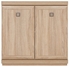 Picture of Black Red White Oregon Cabinet KOM2D Sonoma Oak