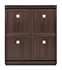 Picture of Black Red White Oregon KOM4D Cabinet Canterbury Oak