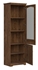 Picture of Black Red White Patras REG1D1W Glass Door Cabinet April Oak