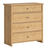 Show details for Black Red White Porto II Drawer Oak