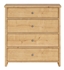 Picture of Black Red White Porto II Drawer Oak