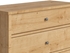 Picture of Black Red White Porto II Drawer Oak