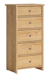 Show details for Black Red White Porto III Drawer Oak