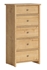 Picture of Black Red White Porto III Drawer Oak