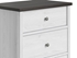 Picture of Black Red White Porto III Drawer White Larch