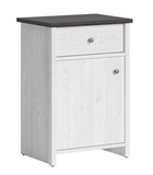 Show details for Black Red White Porto IV Drawer White Larch