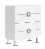 Show details for Black Red White Ringo KOM4S Drawer 70x84cm Alpine White