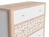 Picture of Black Red White Timon Drawer Beech/Oak