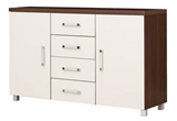 Show details for Bodzio Chest Of Drawers Amadis A35 Vanila Nut