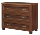 Show details for Bodzio Grenada Chest Of Drawers 3 Nut