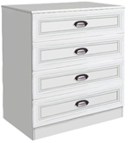 Show details for Borovichi Mebel Klasika 7.06 Chest Of Drawers White