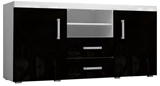 Show details for Cama Meble Samba Chest Of Drawers White Black