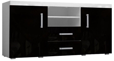 Picture of Cama Meble Samba Chest Of Drawers White Black