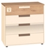 Picture of DaVita Fristail 56.09 Chest Of Drawers Bunratti Oak/Cream