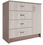 Show details for DSV Ronda KMR900.1 Chest Of Drawers Light/Dark Ash Shimo