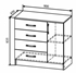 Picture of DSV Ronda KMR900.1 Chest Of Drawers Light/Dark Ash Shimo