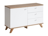 Show details for Furnival Vinie Chest Of Drawers Oak/White