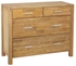 Picture of Home4you Chest Of Drawers Chicago New 105x45x84cm Oak