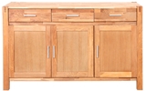 Show details for Home4you Chest Of Drawers Chicago New 140x44x86cm Oak