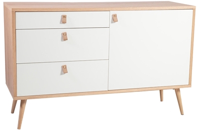 Picture of Home4you Chest Of Drawers Helena White/Oak