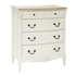 Picture of Home4you Elizabeth Chest Of Drawers 92x50x100cm White/Brown