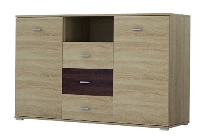 Picture of Idzczak Furniture Bergamo II 135 Chest Of Drawers Sonoma Oak