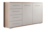 Show details for Idzczak Meble Frida Chest Of Drawers Sonoma Oak/White