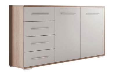 Picture of Idzczak Meble Frida Chest Of Drawers Sonoma Oak/White