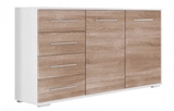 Show details for Idzczak Meble Frida Chest Of Drawers White/Sonoma Oak