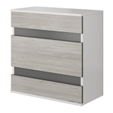 Show details for Idzczak Meble Helios 46 4S Chest Of Drawers White / Gray