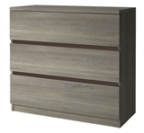 Show details for Idzczak Furniture Latte 3S Chest Of Drawers Sonoma Oak Truffle