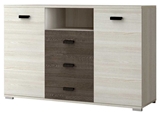 Show details for Idzczak Meble Nelly 135 Chest Of Drawers White Black