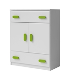 Show details for Idzczak Furniture Smyk 03 2S2D White / Green