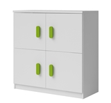 Show details for Idzczak Furniture Smyk 04 4D White / Green