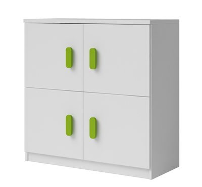 Picture of Idzczak Furniture Smyk 04 4D White / Green