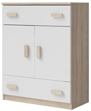 Show details for Idzczak Meble Smyk III 03 Chest Of Drawers 2S2D White / Brown