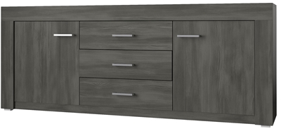 Picture of Idzczak Meble Tienen 04 Chest Of Drawers 230 Black Pine