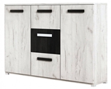 Show details for Idzczak Meble Viva Chest Of Drawers White Black