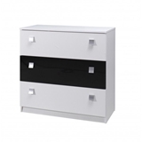 Show details for Maridex Lux Chest Of Drawers Black/White