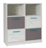 Picture of Maridex Rest R04 Chest Of Drawers White Oak/Grey