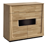 Show details for Mebin Maganda 2D2SZ Chest Of Drawers 121x51x107cm Natural Oak