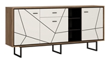 Show details for Meble Wojcik Brolo BROK06 Chest Of Drawers Catania Oak/White Gloss