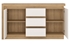 Picture of Meble Wojcik Lyon LYOK01 Chest Of Drawers White/Riviera Light Oak