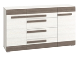 Show details for ML Meble Blanco 06 Chest Of Drawers White/Gray