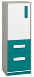 Show details for ML Meble Chest Of Drawers IQ 08 Turquoise