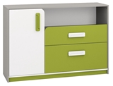 Show details for ML Meble Chest Of Drawers IQ 09 Green