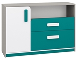 Show details for ML Meble Chest Of Drawers IQ 09 Turquoise